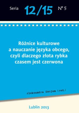 Różnice kulturowe a nauczanie języka obcego [12/15/5]
